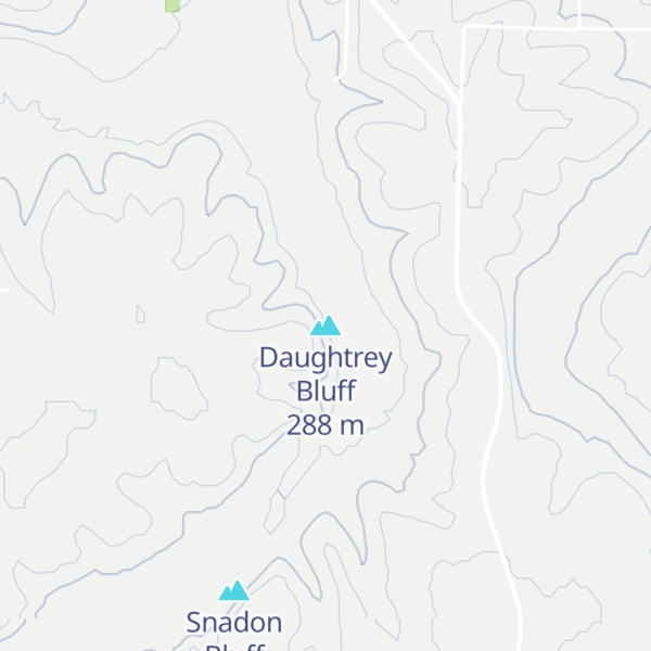 Map of Daughtrey Bluff