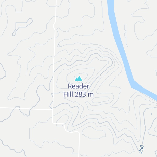 Map of Reader Hill