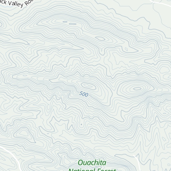 Map of Bluff Mountain