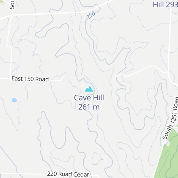 Map of Cave Hill