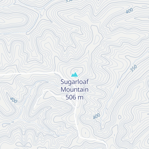 Map of Sugarloaf Mountain