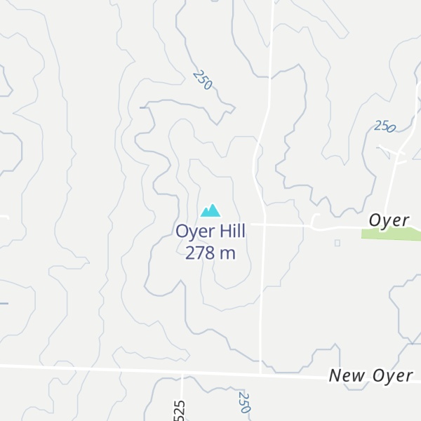 Map of Oyer Hill