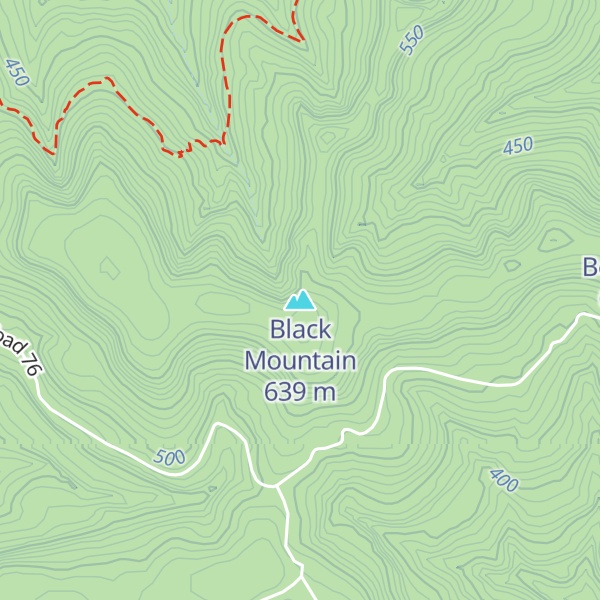 Map of Black Mountain