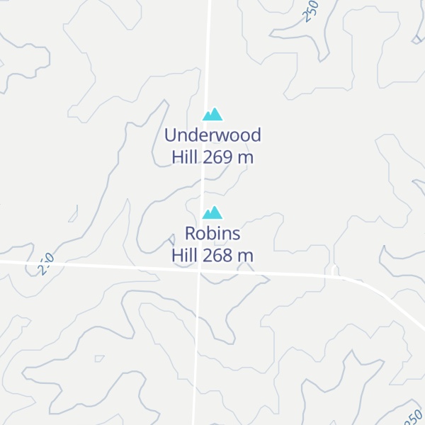 Map of Robins Hill
