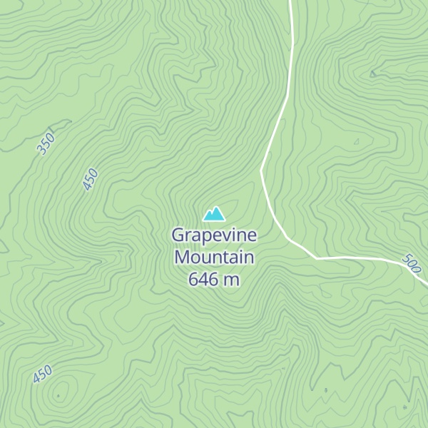 Map of Grapevine Mountain