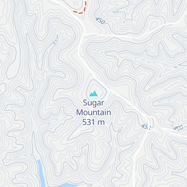 Map of Sugar Mountain