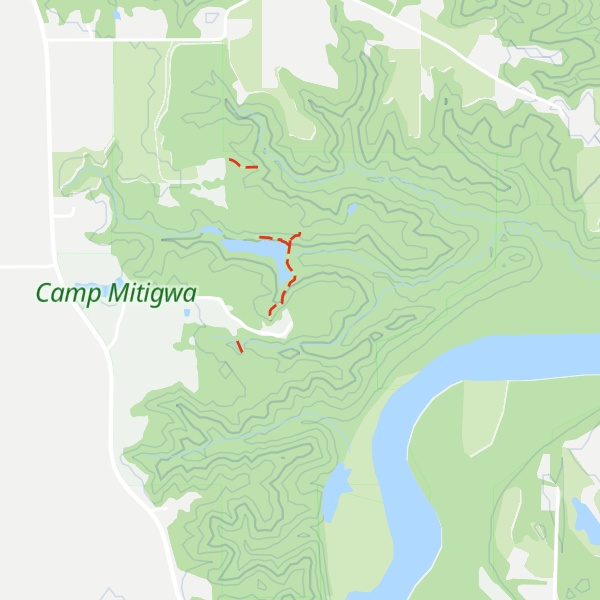 Map of Blank Ridge