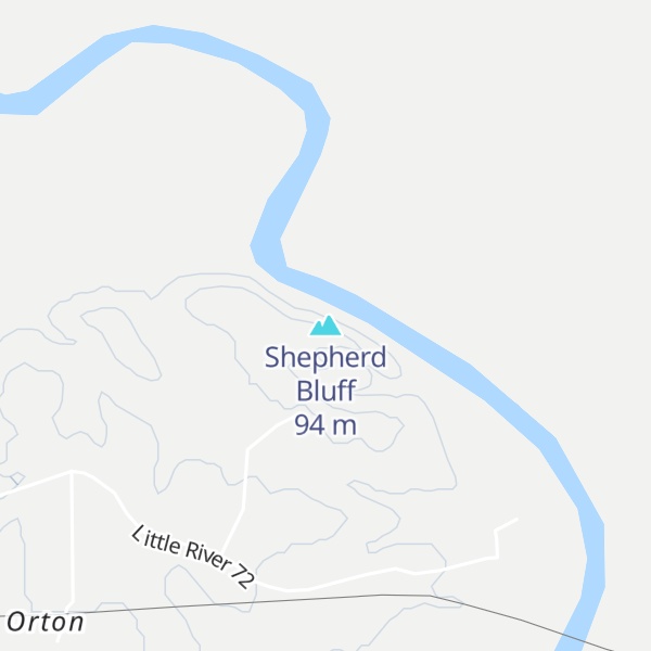 Map of Shepherd Bluff