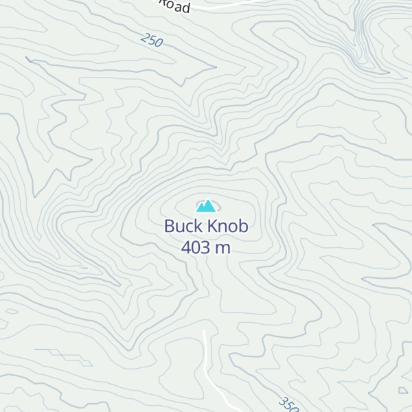 Map of Buck Knob
