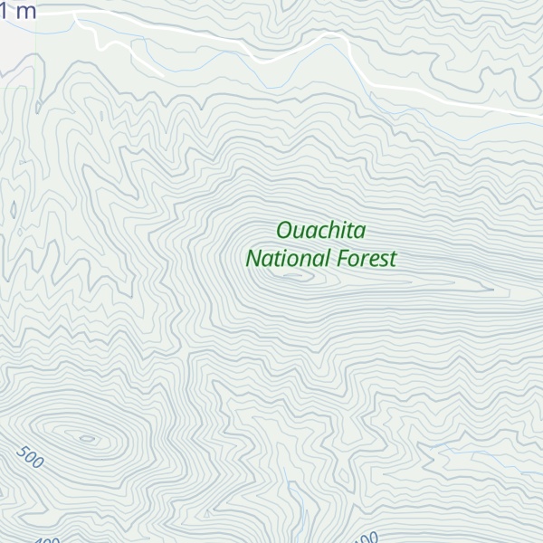 Map of Blaylock Mountain