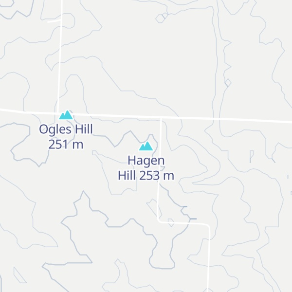 Map of Hagen Hill