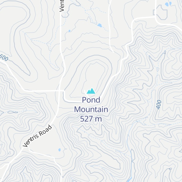 Map of Pond Mountain
