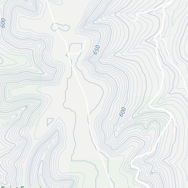Map of Brannon Mountain