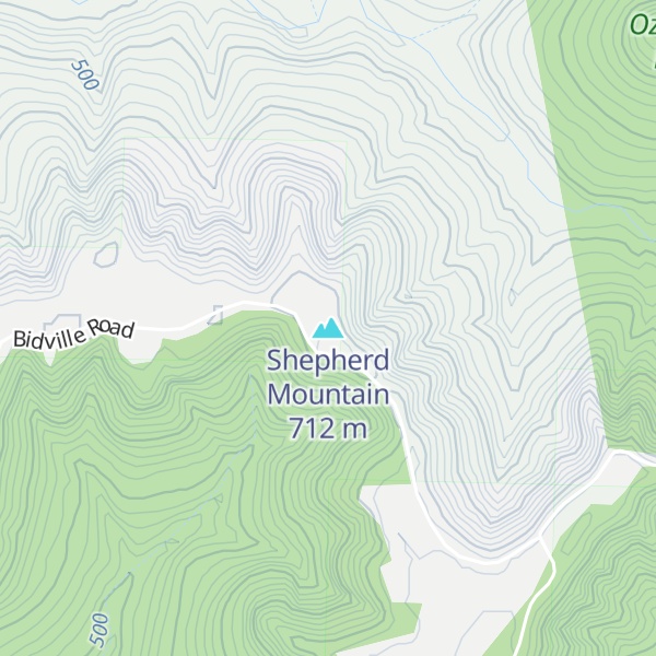 Map of Shepherd Mountain