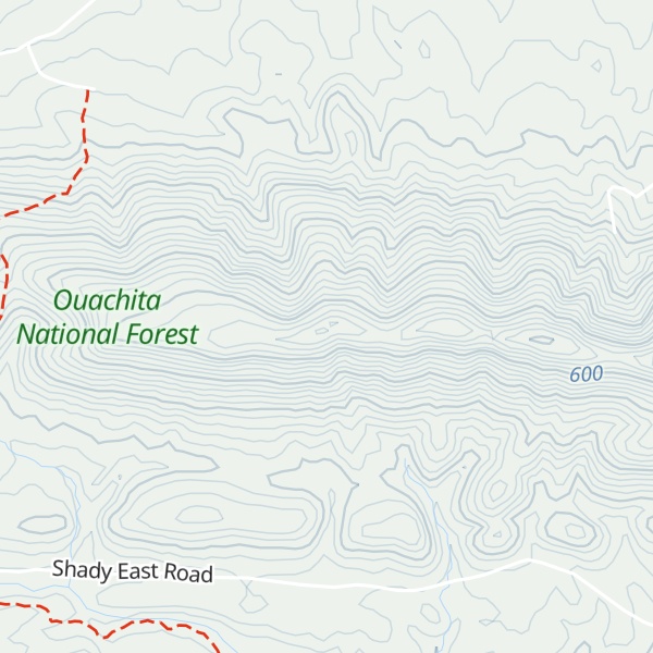 Map of Missouri Mountains