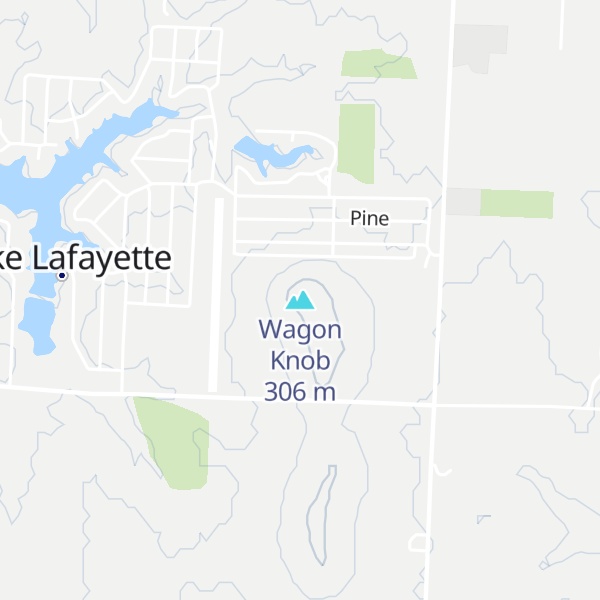 Map of Wagon Knob