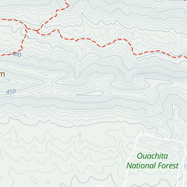 Map of Big Tom Mountain