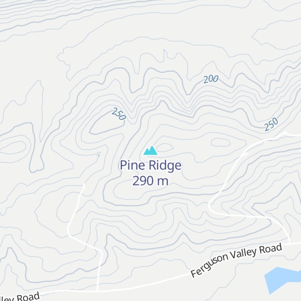 Map of Pine Ridge