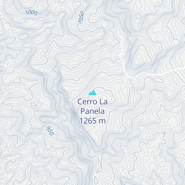 Map of Cerro La Panela
