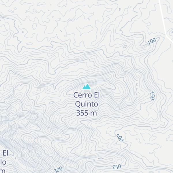 Map of Cerro El Quinto