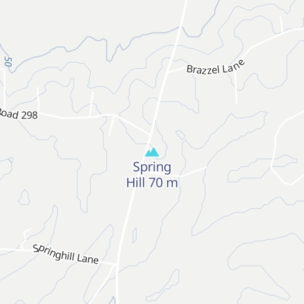 Map of Spring Hill