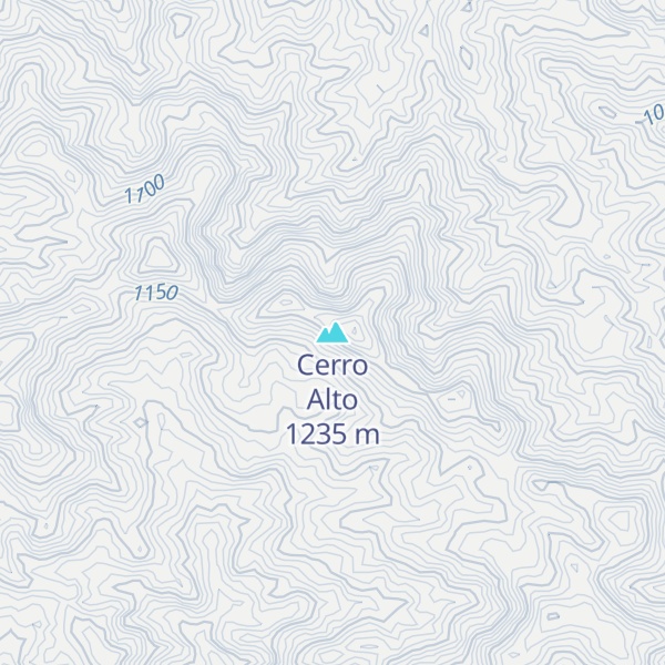 Map of Cerro Alto