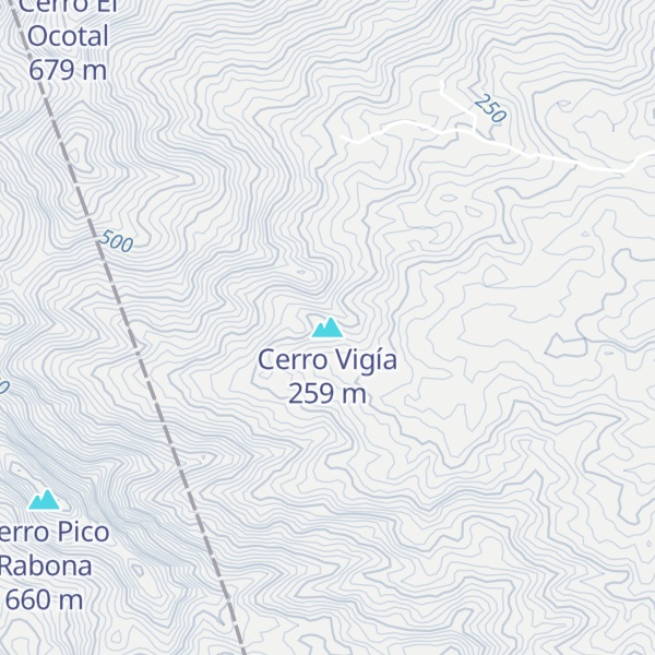 Map of Cerro Vigía
