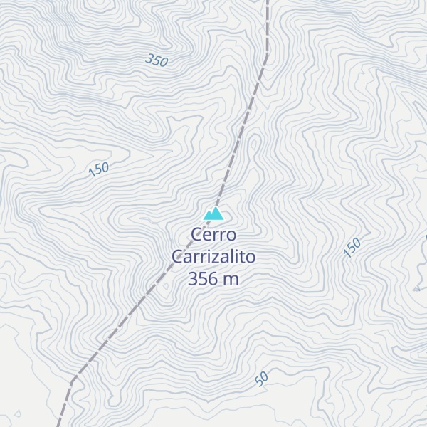 Map of Cerro Carrizalito
