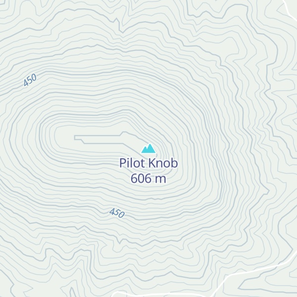 Map of Pilot Knob