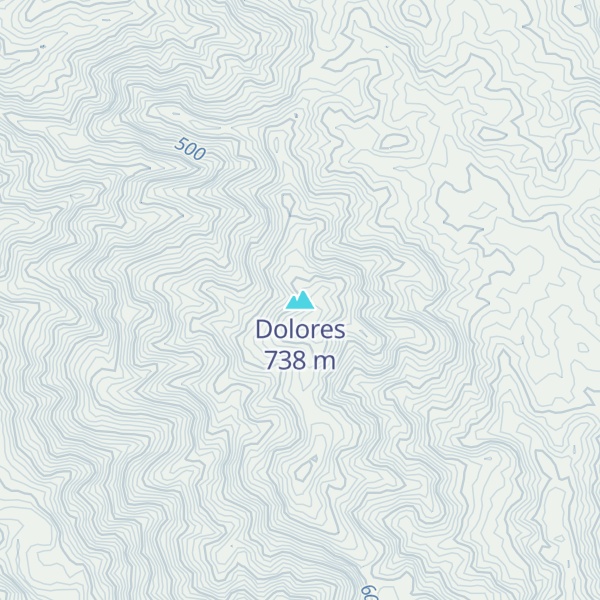 Map of Dolores