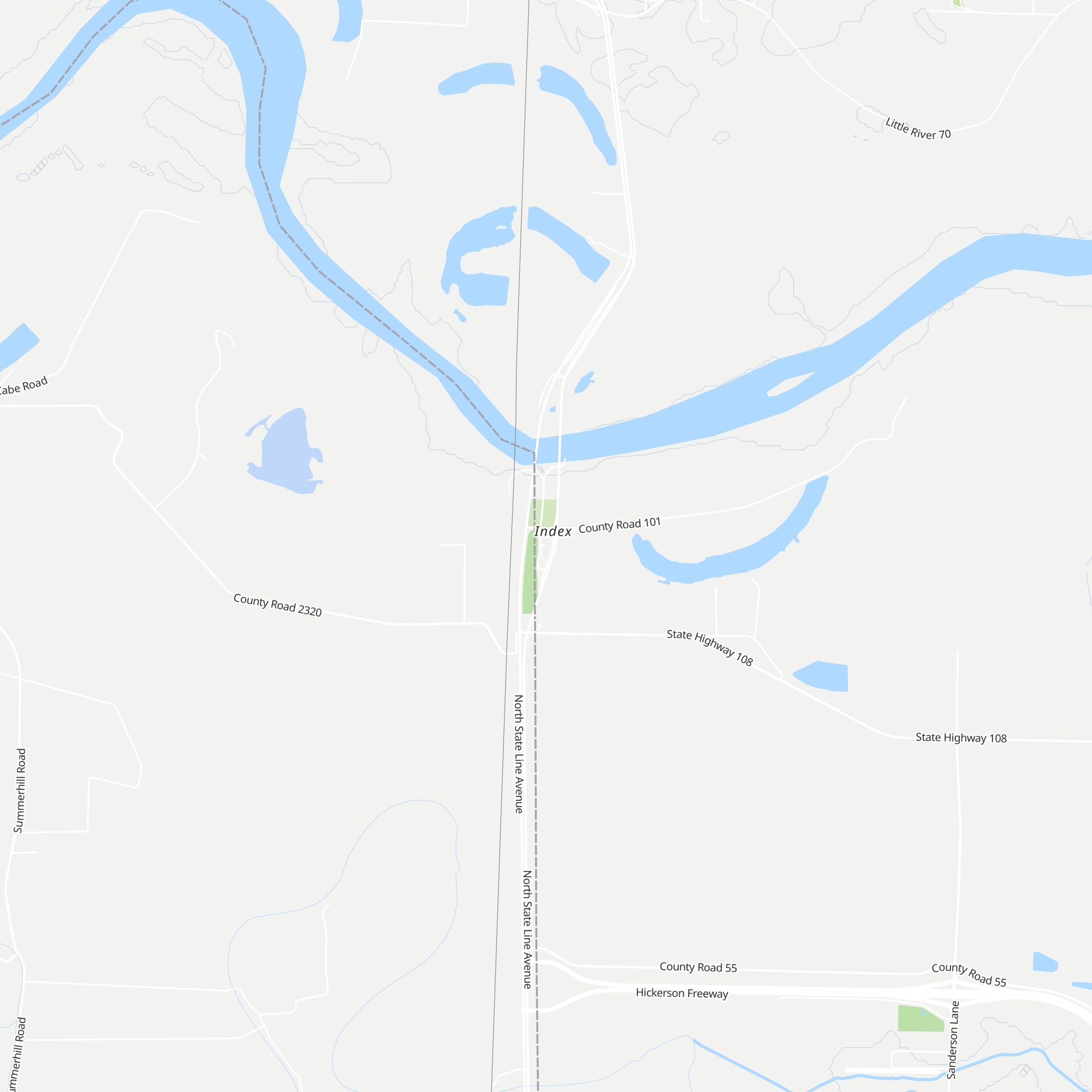 Red River Welcome Center map