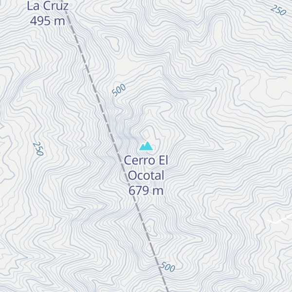 Map of Cerro El Ocotal