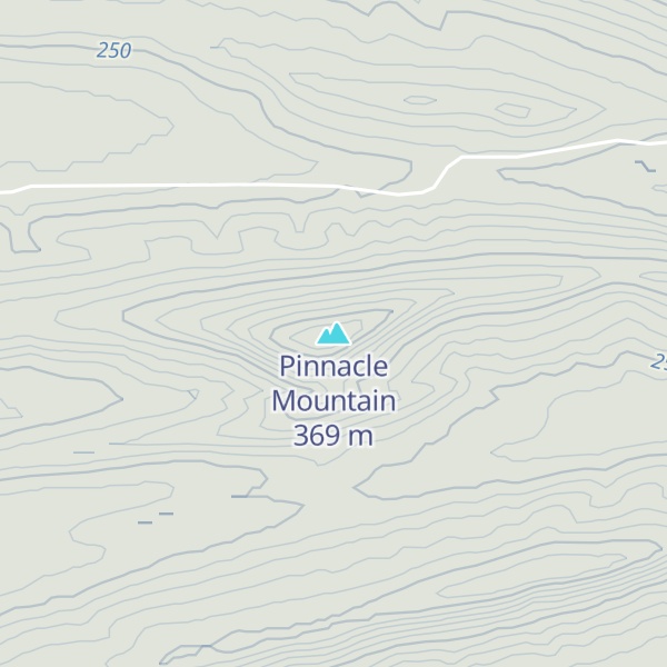 Map of Pinnacle Mountain