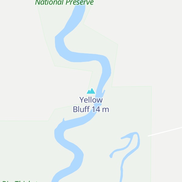 Map of Yellow Bluff