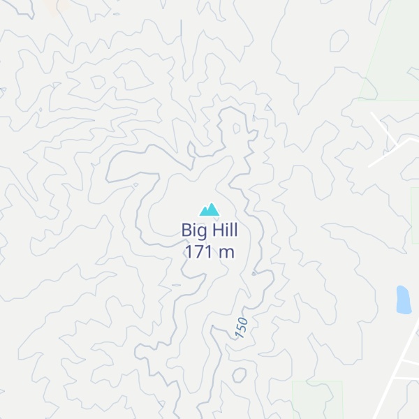 Map of Big Hill