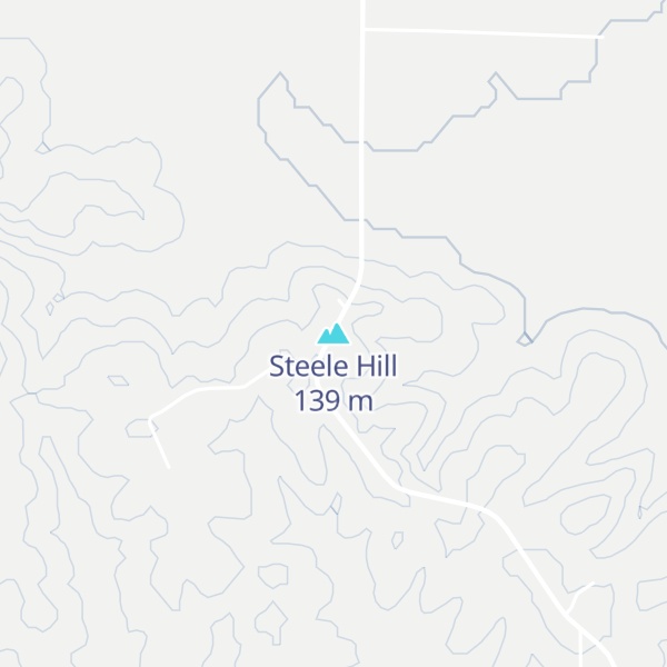 Map of Steele Hill