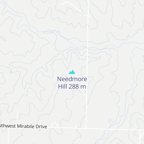Map of Needmore Hill