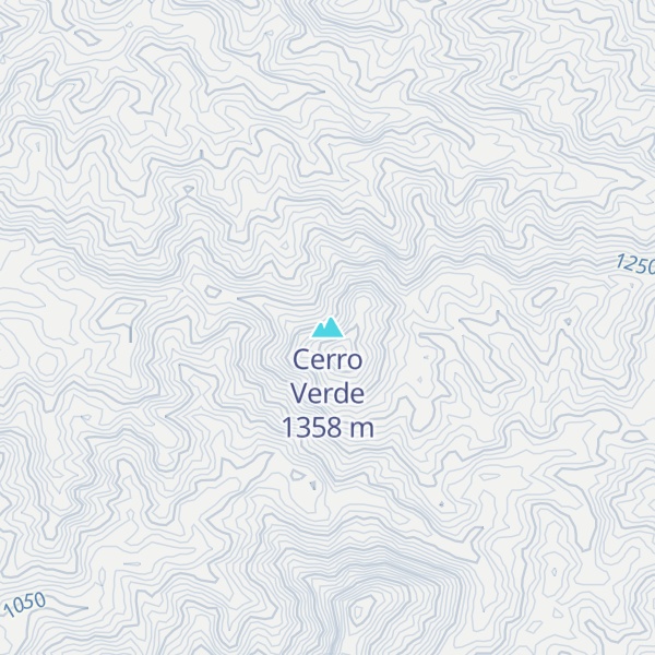 Map of Cerro Verde