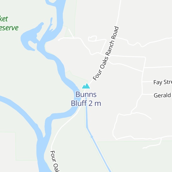 Map of Bunns Bluff