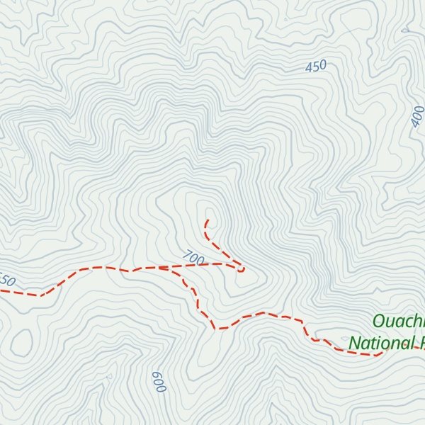 Map of Wolf Pinnacle