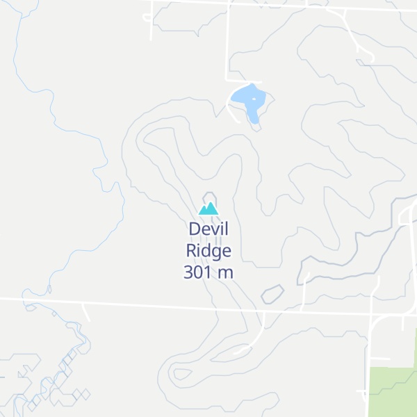 Map of Devil Ridge