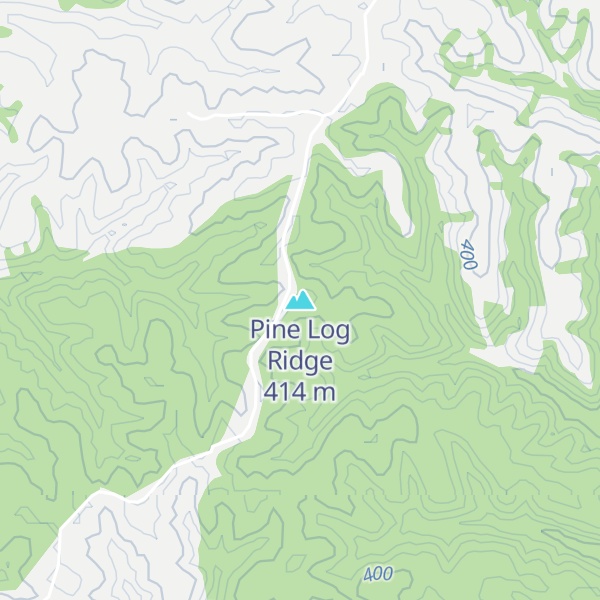 Map of Pine Log Ridge