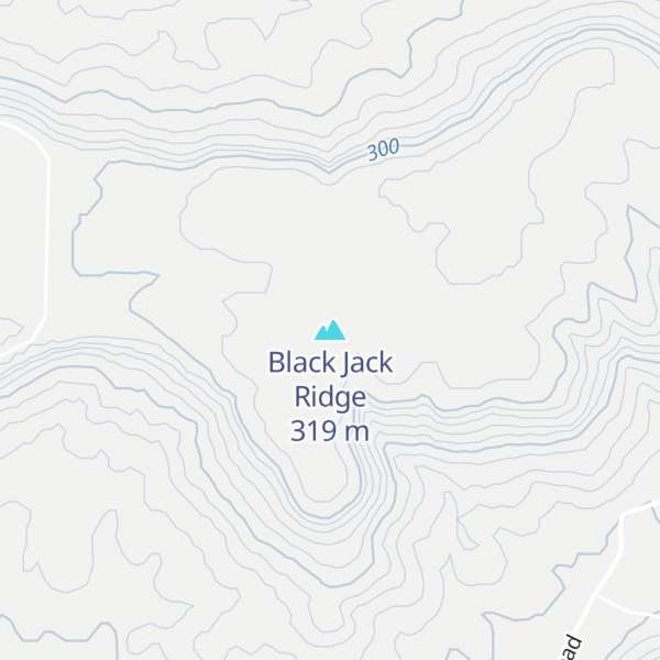 Map of Black Jack Ridge