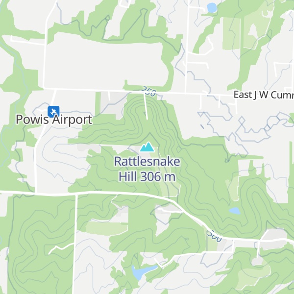 Map of Rattlesnake Hill