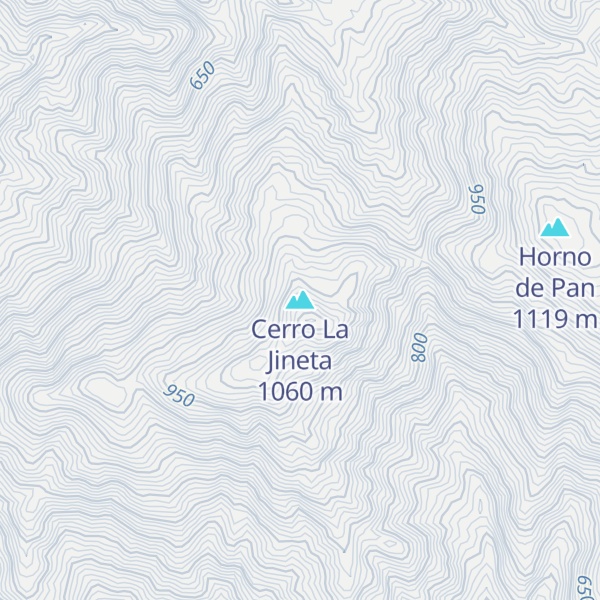 Map of Cerro La Jineta