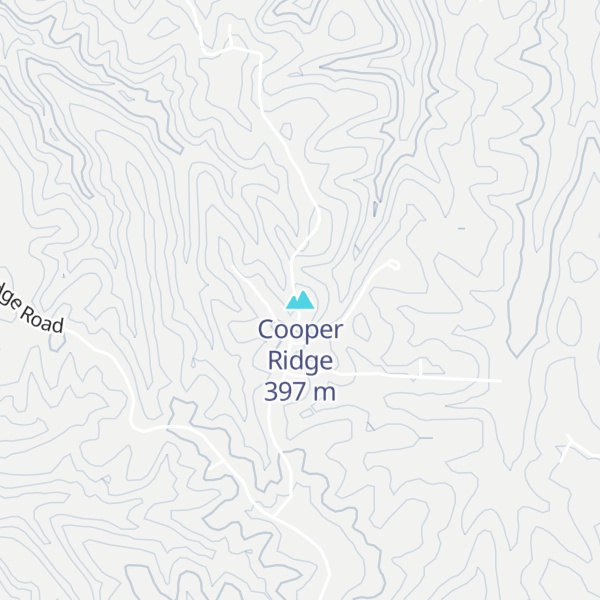 Map of Cooper Ridge