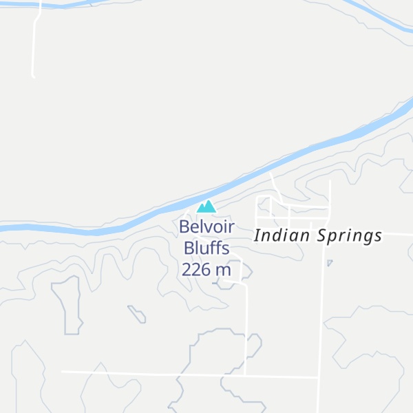 Map of Belvoir Bluffs