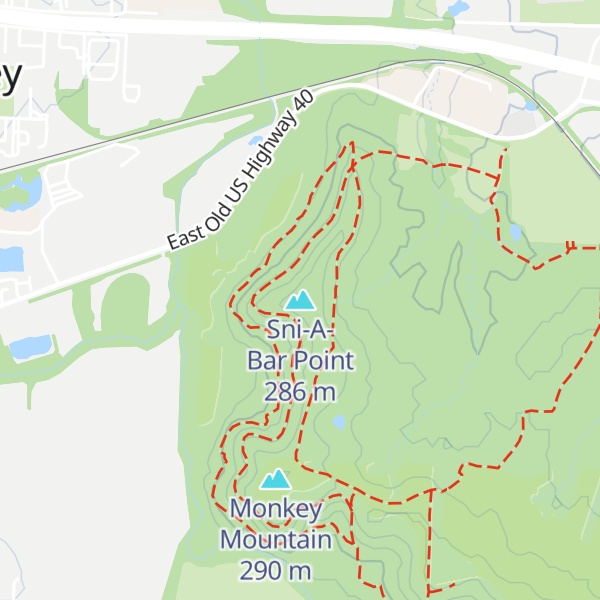 Map of Sni-A-Bar Point