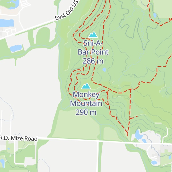 Map of Monkey Mountain