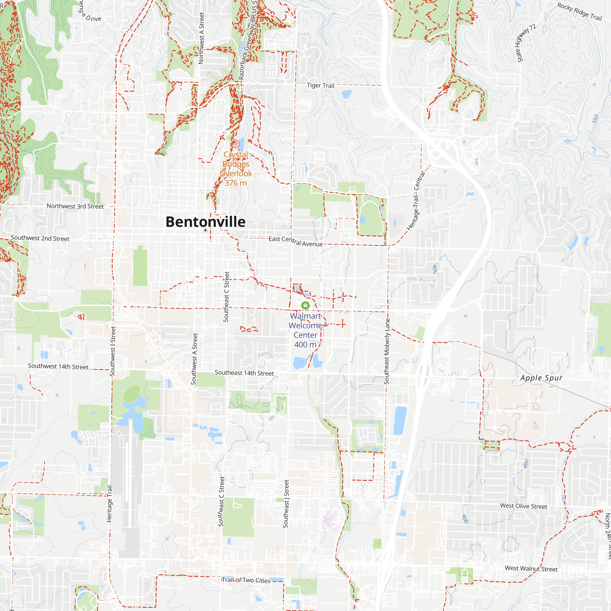 Walmart Welcome Center map